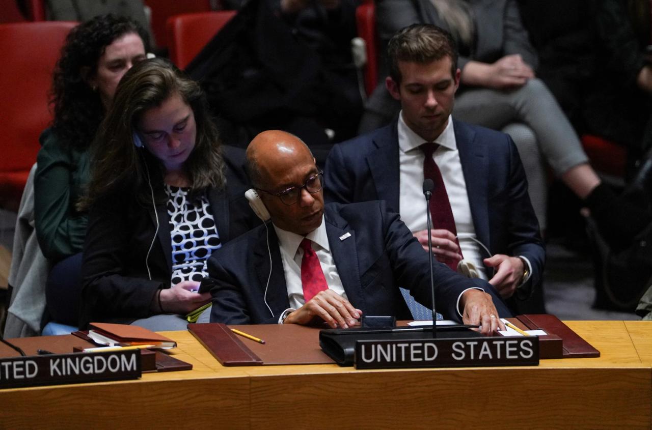 US justified its veto and criticised the resolution's sponsors, accusing them of hastily pushing it through and maintaining the call for an unconditional ceasefire.